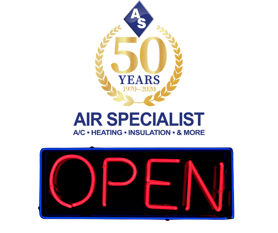 Air Specialist - OPEN sign